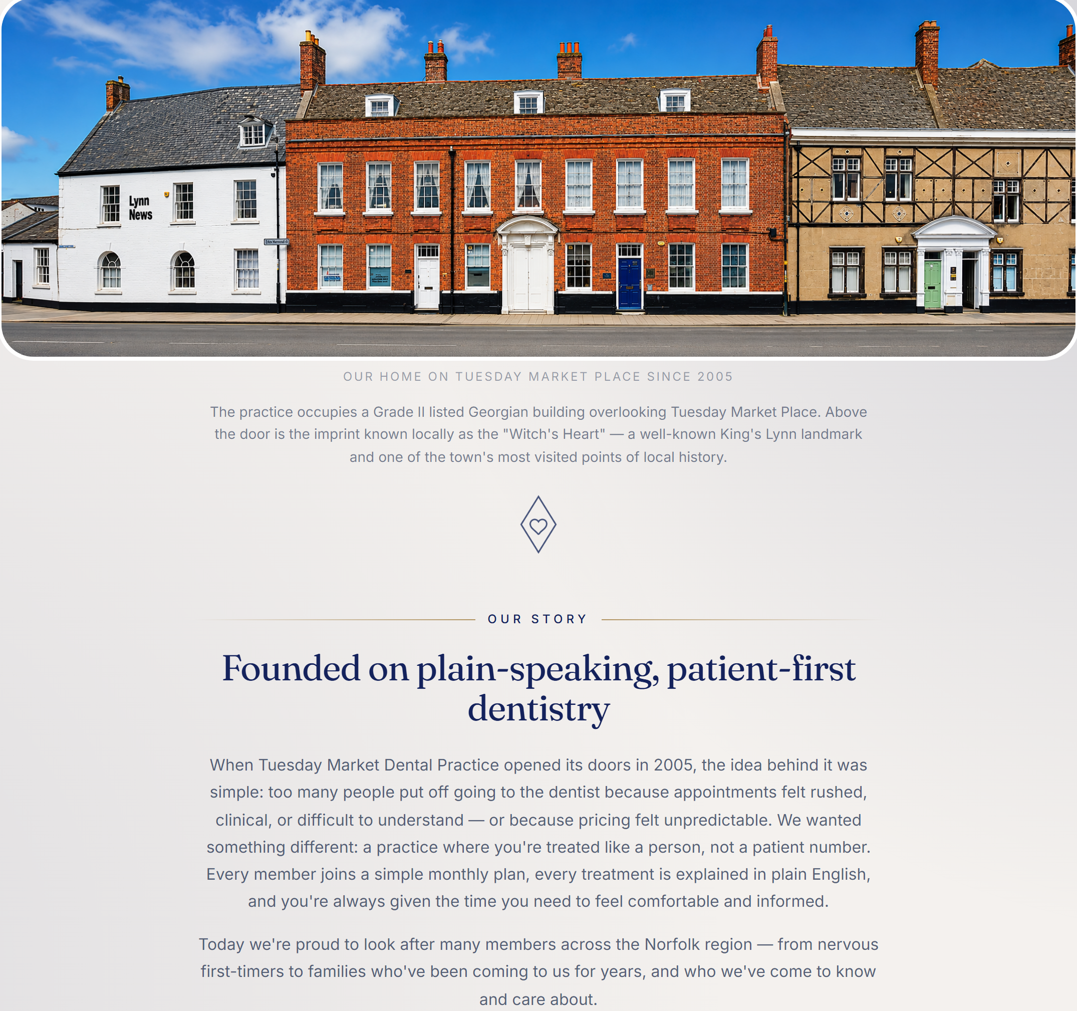 Tuesday Market Dental Practice — about the practice